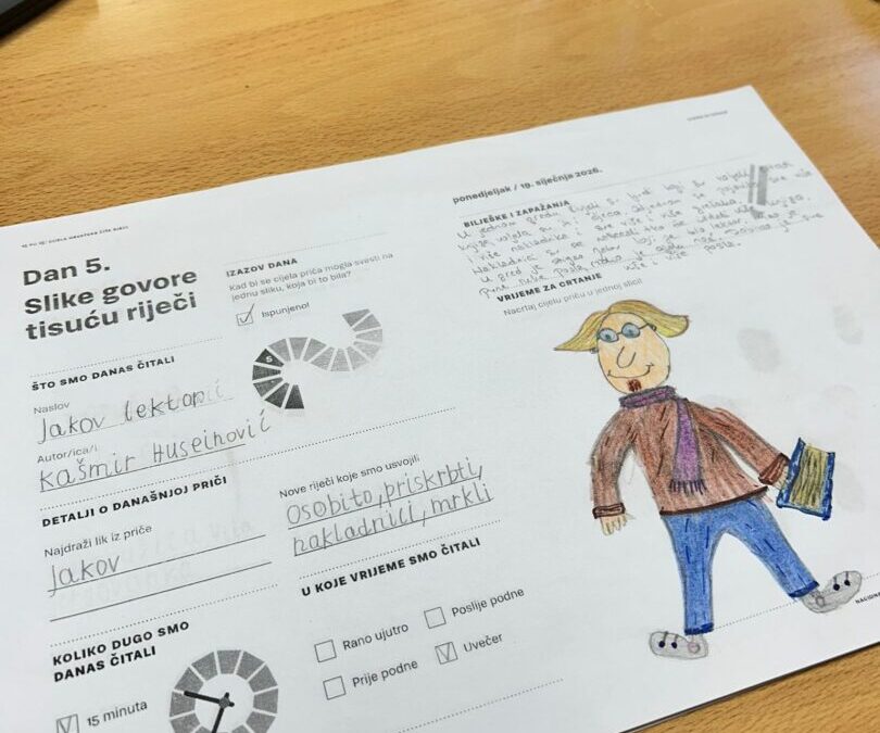 Nacionalni čitalački izazov „15 po 15: cijela Hrvatska čita djeci“